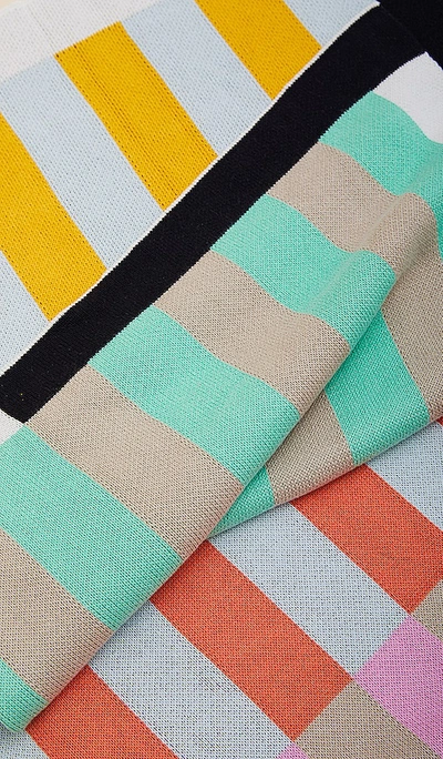 Dusen Dusen Stripe Knit Throw In N,a