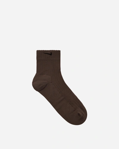 Shop Nike Sheer Ankle Socks Ironstone / Black In Multicolor