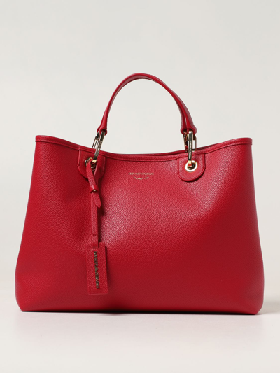 Emporio Armani Tote Bags Woman In Red | ModeSens