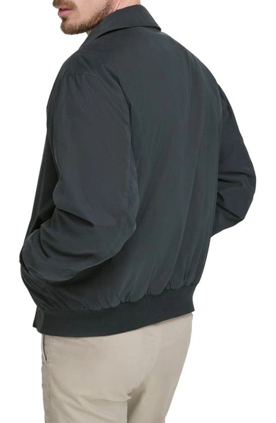 Dockers Mens Water Resistant Midweight Bomber Jacket In Black