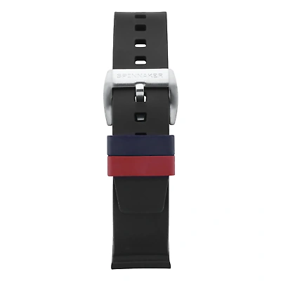 Pre-owned Spinnaker Dumas Gmt Automatic Cobalt Crimson
