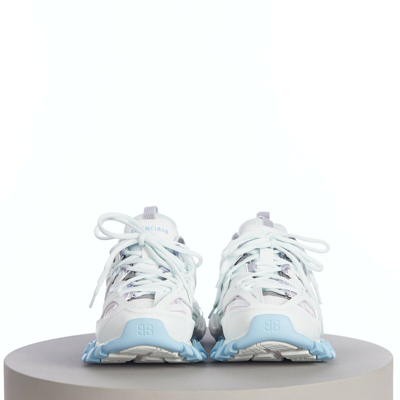 Pre-owned Balenciaga 995$ Women's Track Sneaker - White And Pastel Mesh And Nylon