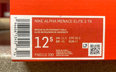 Nike Men's Alpha Menace Elite 3 Travis Kelce Football Cleats