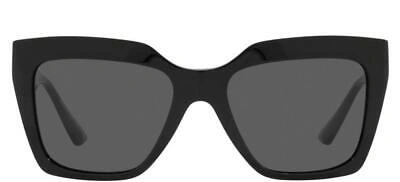 Pre-owned Versace Ve 4418 Black/grey 56/19/145 Women Sunglasses In Gray
