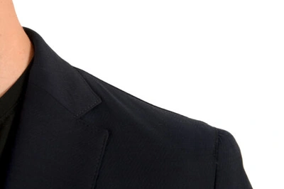 Pre-owned Hugo Boss Men's "namor" Slim Fit Blue Wool Insulated Blazer Jacket Us 40r It 50r