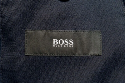 Pre-owned Hugo Boss Men's "namor" Slim Fit Blue Wool Insulated Blazer Jacket Us 40r It 50r