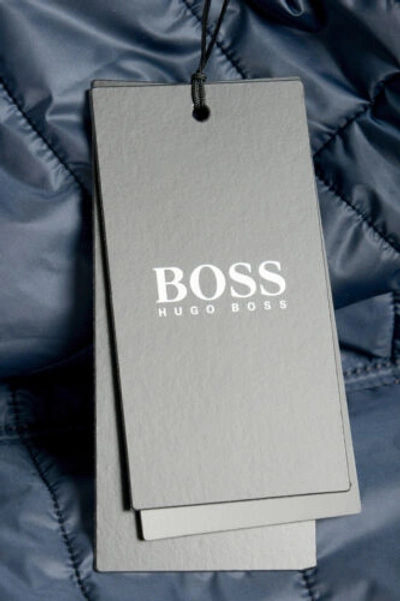 Pre-owned Hugo Boss Men's "namor" Slim Fit Blue Wool Insulated Blazer Jacket Us 40r It 50r