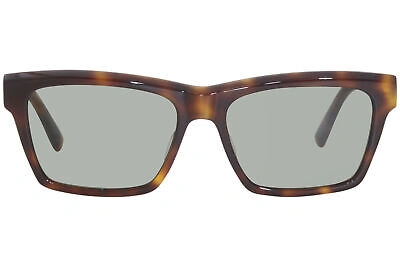 Pre-owned Saint Laurent Sl-m104/f 003 Sunglasses Women's Havana/green Square Shape 58mm