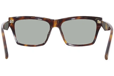 Pre-owned Saint Laurent Sl-m104/f 003 Sunglasses Women's Havana/green Square Shape 58mm