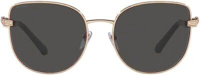 Pre-owned Bvlgari Bv 6184b Rose Gold/grey 56/17/140 Women Sunglasses In Gray