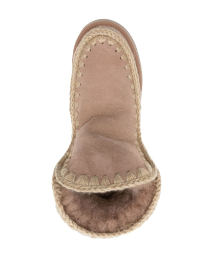 Mou Eskimo Suede Boots In Rosa
