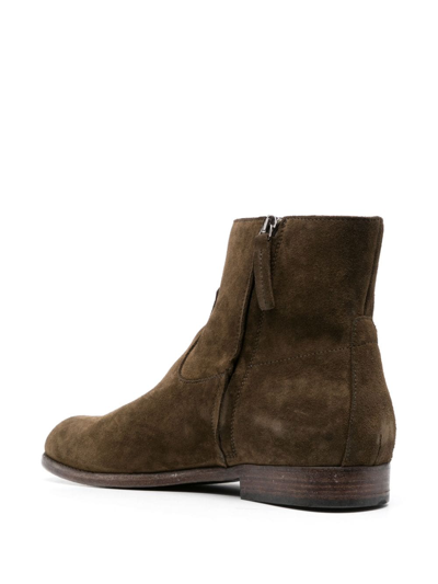 Shop Buttero Floyd Suede Ankle Boots In Grün