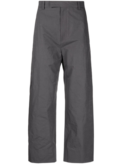 Shop Craig Green High-waist Tailored Trousers In Grau