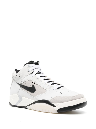 Nike Air Flight Lite Leather Sneakers In 001 Grey