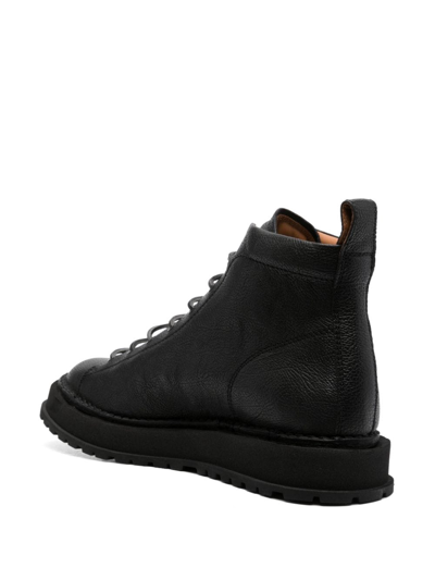 Shop Buttero Aedi Leather Ankle Boots In Schwarz
