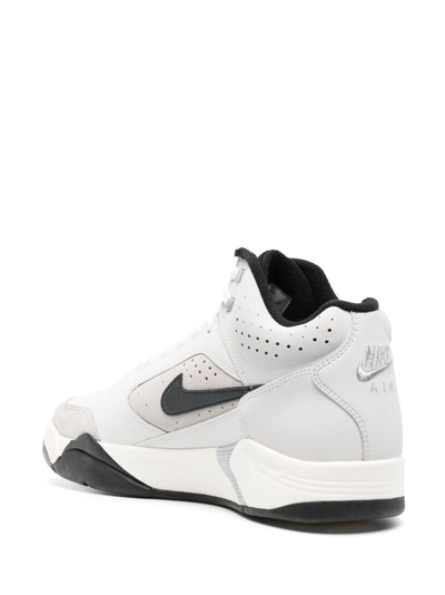 Nike Air Flight Lite Leather Sneakers In 001 Grey