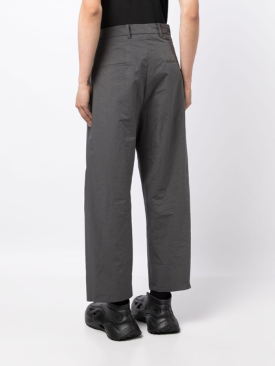 Shop Craig Green High-waist Tailored Trousers In Grau
