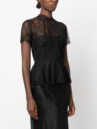 Simkhai Kehlani Topwear In Black Nylon In Schwarz