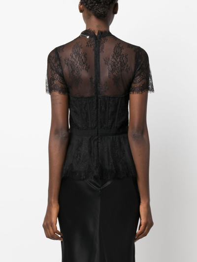 Simkhai Kehlani Topwear In Black Nylon In Schwarz
