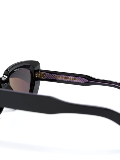 Cutler And Gross 9797 Cat-eye-sonnenbrille In Black