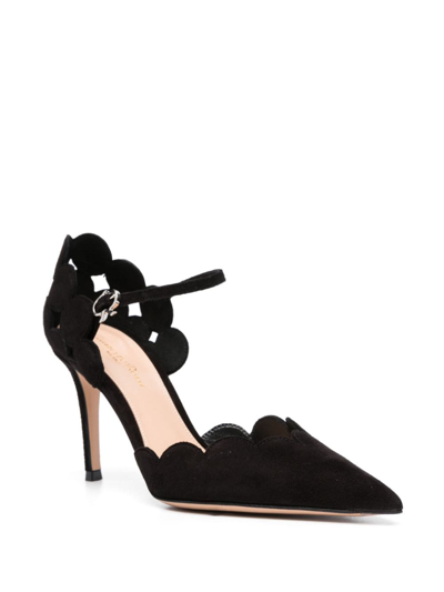 ARIANA D'ORSAY 85MM SUEDE PUMPS