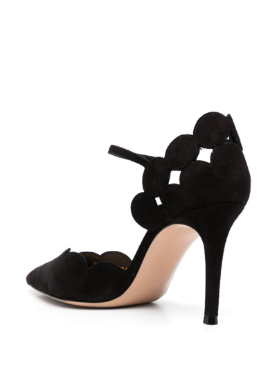 ARIANA D'ORSAY 85MM SUEDE PUMPS