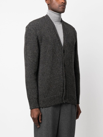 Shop Apc Teophile Wool Cardigan In Grau