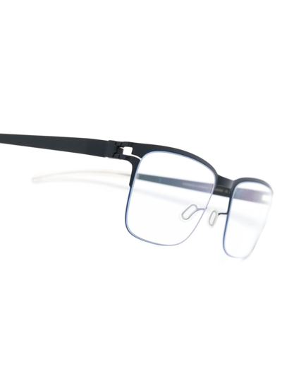 Mykita Brille Mit Eckigem Gestell In Blue