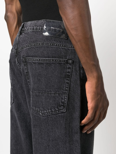 Shop Our Legacy Third Cut Mid-rise Wide-leg Jeans In Grau