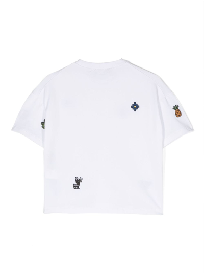 Dsquared2 Besticktes T-shirt In White