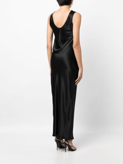 Shop Gilda & Pearl Aria Silk Maxi Dress In Black