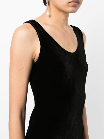 Gilda & Pearl Maxikleid Aus Seide In Black