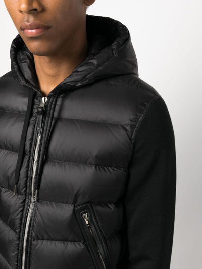 Shop Tom Ford James Bond Hooded Jacket In Black