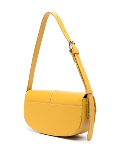 Shop Apc Betty Shoulder Bag In Gelb