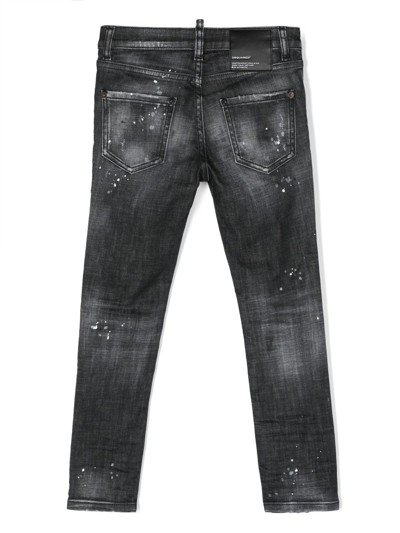 Shop Dsquared2 Cool Girl Distressed Jeans In Black
