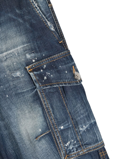Dsquared2 Wide-leg Jeans In Black