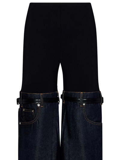 Shop Coperni Hybrid Trousers In Black