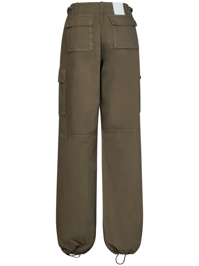 Shop Coperni Trousers In Military Green