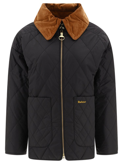 Shop Barbour Woodhall Quilted Jacket In Black
