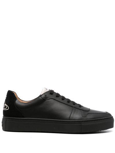 Shop Vivienne Westwood Apollo Leather Sneakers In Black