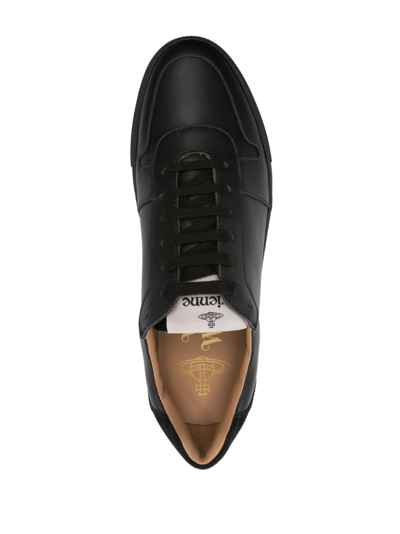 Shop Vivienne Westwood Apollo Leather Sneakers In Black