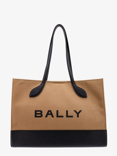 Shop Bally Shoulder Bag In Brown