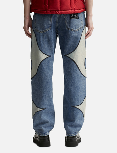 Tc Leather Washing Denim Pants - Hbx Exclusive In Blue