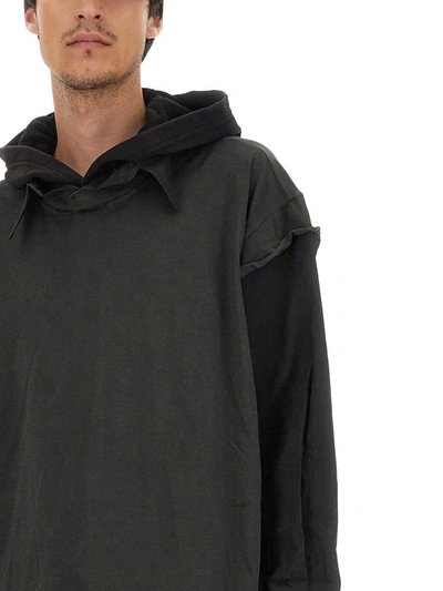 Shop Mm6 Maison Margiela Cotton Jersey In Black