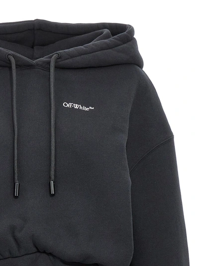 Shop Off-white 'for All Book' Hooded Dress In Black