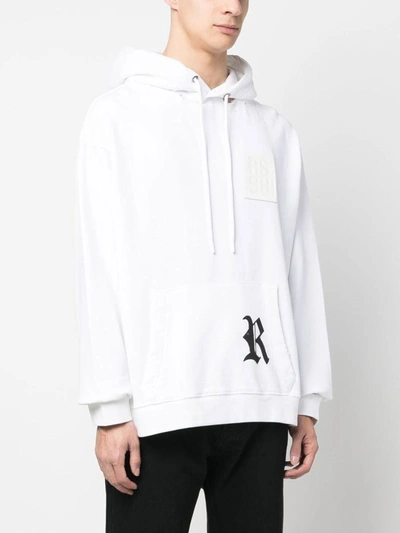 Raf Simons Leather-trimmed Distressed Logo-print Cotton-jersey