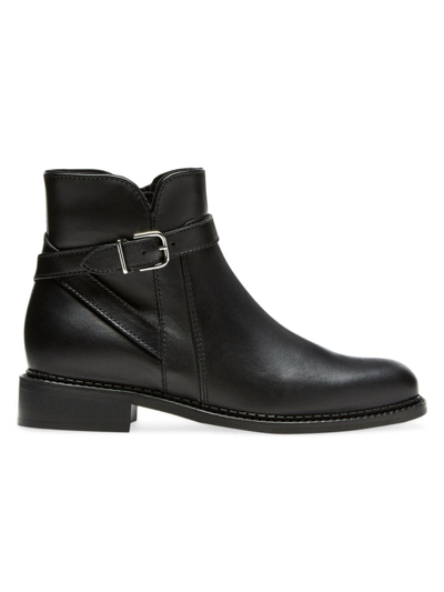 Shop La Canadienne Women's Sarah 30mm Leather Ankle Boots In Black
