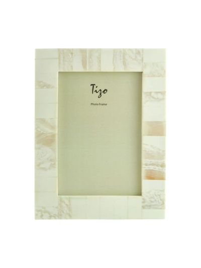 Shop Tizo Bone Resin Frame In Natural White