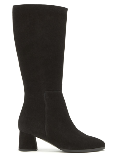 Shop La Canadienne Women's Aleesha 50mm Suede Boots In Black