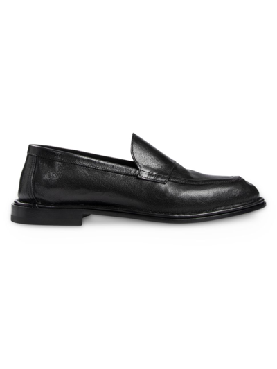 Shop Pierre Hardy Women's Noto Leather Loafers In Black